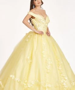 Embroidered Off Shoulder Ball Gown By Elizabeth K GL1958 14 Embroidered Off Shoulder Ball Gown By Elizabeth K GL1958