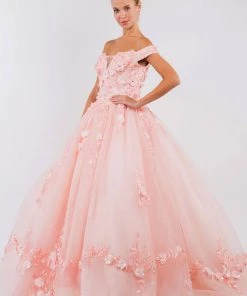 Embroidered Off Shoulder Ball Gown By Elizabeth K GL1958 20 Embroidered Off Shoulder Ball Gown By Elizabeth K GL1958
