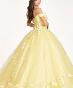 Embroidered Off Shoulder Ball Gown By Elizabeth K GL1958