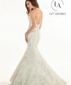 Lo Adoro By Mary's Bridal Embroidered Overskirt Wedding Gown By Mary's Bridal M743