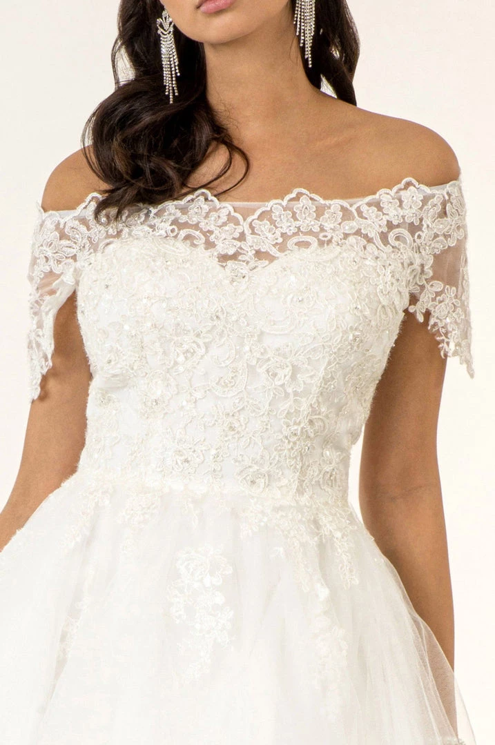 Prom Embroidered Short Off Shoulder Dress By Elizabeth K GS1953 13 Prom Embroidered Short Off Shoulder Dress By Elizabeth K GS1953