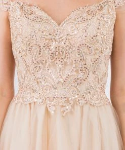 Embroidered Short Ruffled Dress By Elizabeth K GS1966