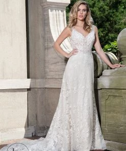 Lo Adoro By Mary's Bridal Embroidered Sleeveless Bridal Dress By Mary's Bridal M622 Wedding Dresses