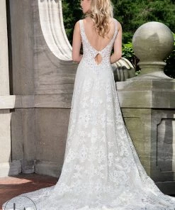 Lo Adoro By Mary's Bridal Embroidered Sleeveless Bridal Dress By Mary's Bridal M622 Wedding Dresses