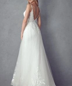 Prom Embroidered Sleeveless Gown By Juliet 249