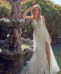 Prom Embroidered Sleeveless Gown By Juliet 249