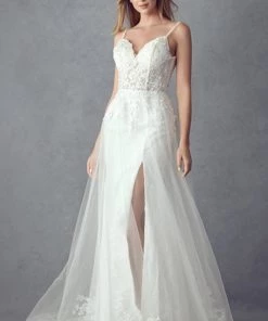 Prom Embroidered Sleeveless Gown By Juliet 249