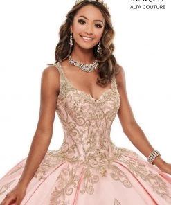 Mary's Bridal Embroidered Sleeveless Quinceanera Dress By Alta Couture MQ3050