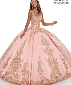 Mary's Bridal Embroidered Sleeveless Quinceanera Dress By Alta Couture MQ3050