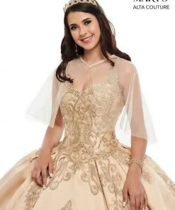 Mary's Bridal Embroidered Sleeveless Quinceanera Dress By Alta Couture MQ3050