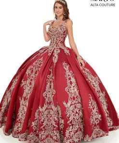 Mary's Bridal Embroidered Sleeveless Quinceanera Dress By Alta Couture MQ3050