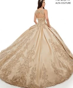 Mary's Bridal Embroidered Sleeveless Quinceanera Dress By Alta Couture MQ3050