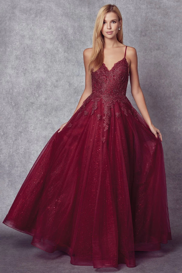 Prom Embroidered Sleeveless Tulle Gown By Juliet 234 13 Prom Embroidered Sleeveless Tulle Gown By Juliet 234
