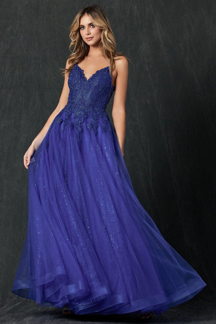 Prom Embroidered Sleeveless Tulle Gown By Juliet 234 7 Prom Embroidered Sleeveless Tulle Gown By Juliet 234