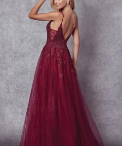 Prom Embroidered Sleeveless Tulle Gown By Juliet 234 29 Prom Embroidered Sleeveless Tulle Gown By Juliet 234