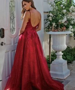 Prom Embroidered Sleeveless Tulle Gown By Juliet 234 26 Prom Embroidered Sleeveless Tulle Gown By Juliet 234