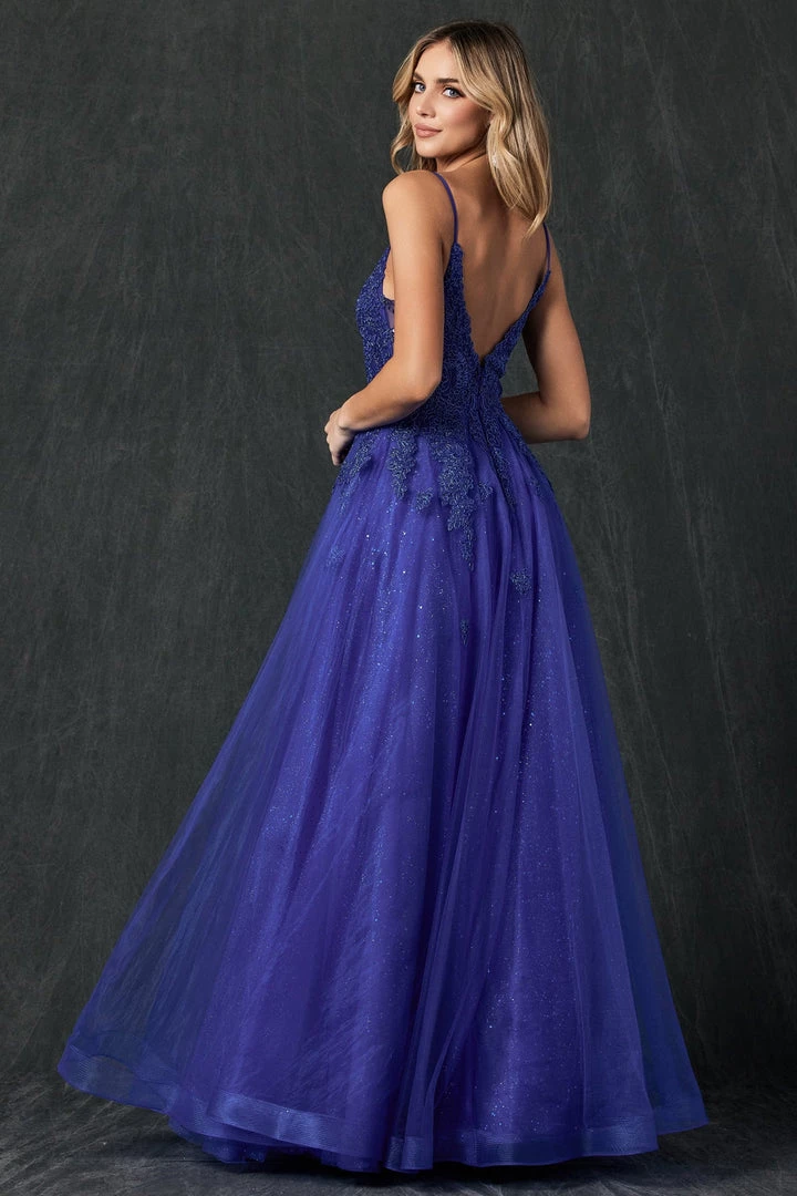 Prom Embroidered Sleeveless Tulle Gown By Juliet 234 8 Prom Embroidered Sleeveless Tulle Gown By Juliet 234