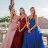Prom Embroidered Sleeveless Tulle Gown By Juliet 234