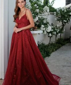 Prom Embroidered Sleeveless Tulle Gown By Juliet 234 25 Prom Embroidered Sleeveless Tulle Gown By Juliet 234