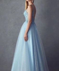 Embroidered Sleeveless Tulle Gown By Juliet 257 Prom 18 Embroidered Sleeveless Tulle Gown By Juliet 257 Prom