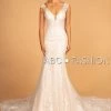 Embroidered V-Neck Mermaid Wedding Dress By Elizabeth K GL2595 2 Embroidered V-Neck Mermaid Wedding Dress By Elizabeth K GL2595