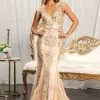 Prom Feather Glitter Mermaid Dress By Elizabeth K GL1983