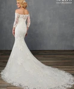 Mary's Bridal Couture Damour Collection Wedding Dresses Fitted Applique Bridal Gown By Mary's Bridal MB4106 19 Mary's Bridal Couture Damour Collection Wedding Dresses Fitted Applique Bridal Gown By Mary's Bridal MB4106