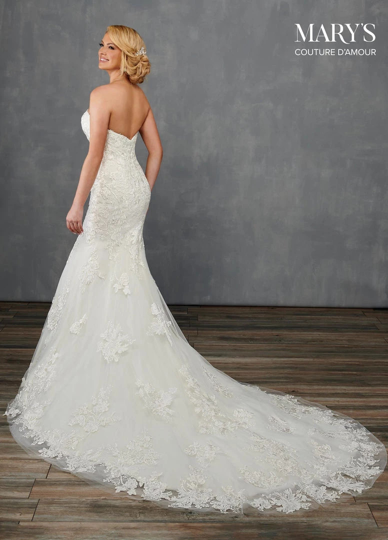 Mary's Bridal Couture Damour Collection Wedding Dresses Fitted Applique Bridal Gown By Mary's Bridal MB4106 11 Mary's Bridal Couture Damour Collection Wedding Dresses Fitted Applique Bridal Gown By Mary's Bridal MB4106