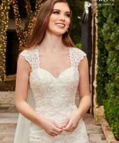 Mary's Bridal Couture Damour Collection Wedding Dresses Fitted Cape Bridal Gown By Mary's Bridal MB4113 17 Mary's Bridal Couture Damour Collection Wedding Dresses Fitted Cape Bridal Gown By Mary's Bridal MB4113