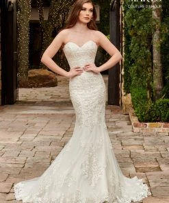 Mary's Bridal Couture Damour Collection Wedding Dresses Fitted Cape Bridal Gown By Mary's Bridal MB4113 15 Mary's Bridal Couture Damour Collection Wedding Dresses Fitted Cape Bridal Gown By Mary's Bridal MB4113
