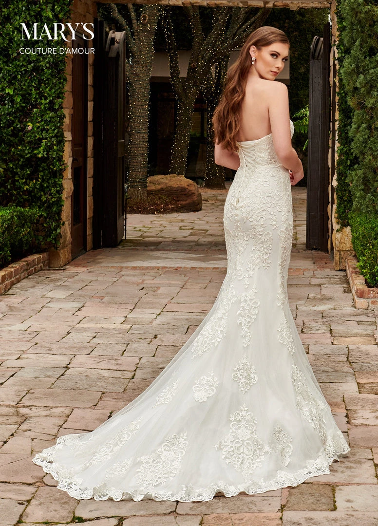 Mary's Bridal Couture Damour Collection Wedding Dresses Fitted Cape Bridal Gown By Mary's Bridal MB4113 7 Mary's Bridal Couture Damour Collection Wedding Dresses Fitted Cape Bridal Gown By Mary's Bridal MB4113