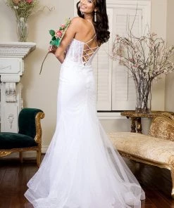 Fitted Corset Wedding Gown By Elizabeth K GL1947