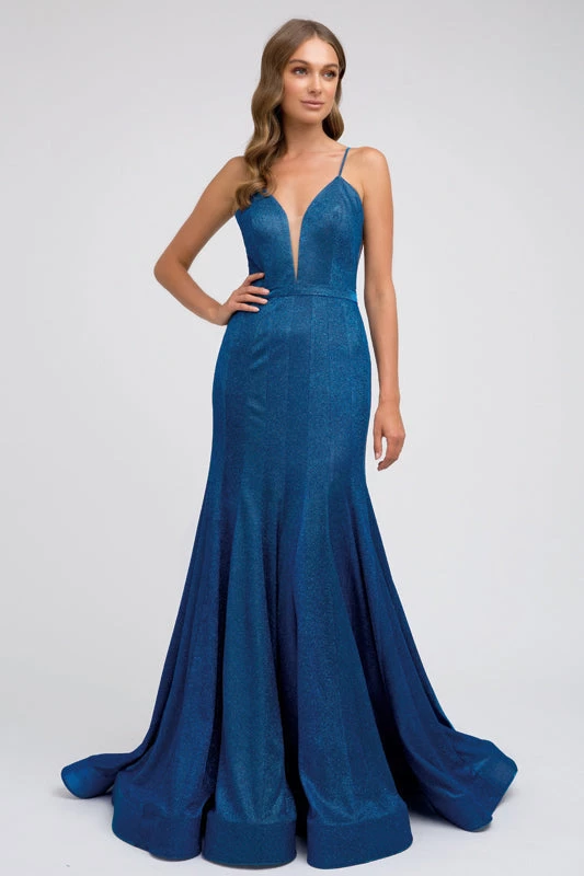 Prom Fitted Deep V-Neck Glitter Gown By Juliet 207 6 Prom Fitted Deep V-Neck Glitter Gown By Juliet 207