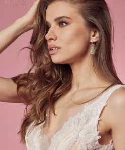 Prom Fitted Lace A-line Tulle Gown By Nox Anabel E474