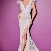 Fitted Lace Bridal Gown By Cinderella Divine CD952