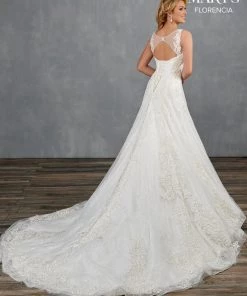 Florencia By Mary's Bridal Wedding Dresses Fitted Lace Bridal Gown By Mary's Bridal MB3116 16 Florencia By Mary's Bridal Wedding Dresses Fitted Lace Bridal Gown By Mary's Bridal MB3116