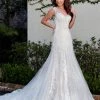 Mary's Bridal Couture Damour Collection Fitted Lace Wedding Dress By Mary's Bridal MB4105