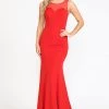 Fitted Long Sleeveless Jersey Dress By Poly USA 8148 Prom