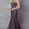 Fitted Long Strappy Back Metallic Dress By Juliet 242 Prom 1 Fitted Long Strappy Back Metallic Dress By Juliet 242 Prom