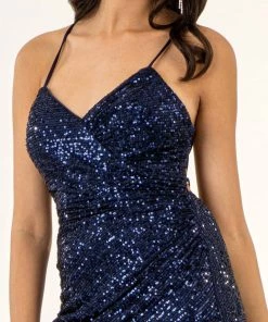 Prom Fitted Short Sequin Corset Back Dress By Elizabeth K GS1909 21 Prom Fitted Short Sequin Corset Back Dress By Elizabeth K GS1909