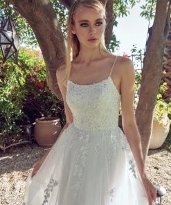 Floral Applique Corset Tulle Gown By Juliet 260 Prom 42 Floral Applique Corset Tulle Gown By Juliet 260 Prom