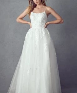 Floral Applique Corset Tulle Gown By Juliet 260 Prom 43 Floral Applique Corset Tulle Gown By Juliet 260 Prom