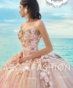 Ragazza Fashion Quinceañera Floral 2 Piece Quinceanera Dress By Ragazza D08-508