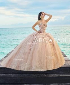 Ragazza Fashion Quinceañera Floral 2 Piece Quinceanera Dress By Ragazza D08-508