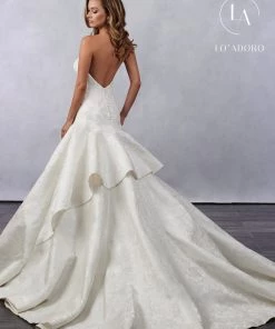 Lo Adoro By Mary's Bridal Floral Brocade Bridal Gown By Mary's Bridal M686