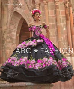 Ragazza Fashion Quinceañera Floral Charro Quince Dress By Ragazza MV15-115 16 Ragazza Fashion Quinceañera Floral Charro Quince Dress By Ragazza MV15-115