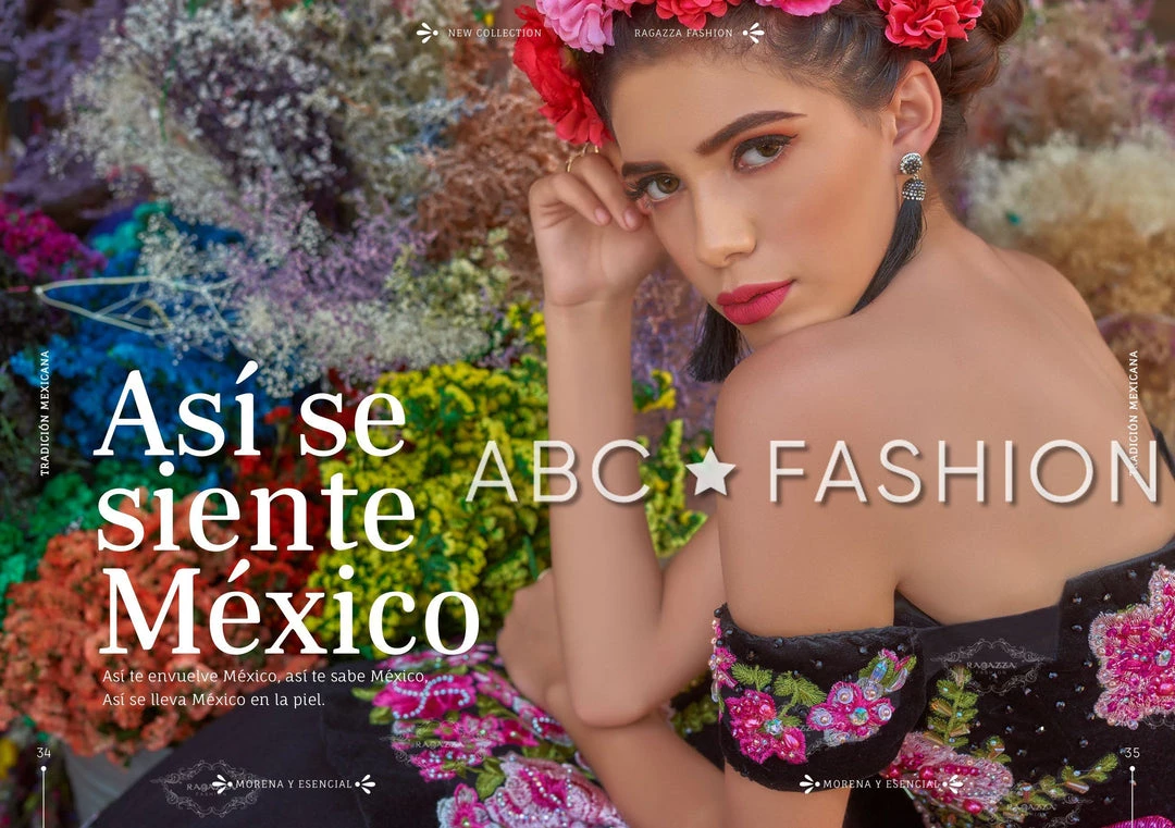 Ragazza Fashion Quinceañera Floral Charro Quince Dress By Ragazza MV15-115 11 Ragazza Fashion Quinceañera Floral Charro Quince Dress By Ragazza MV15-115