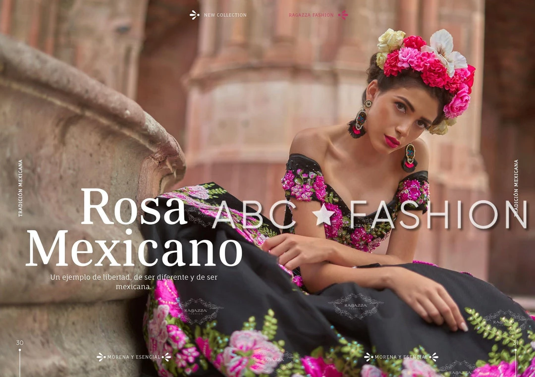 Ragazza Fashion Quinceañera Floral Charro Quince Dress By Ragazza MV15-115 7 Ragazza Fashion Quinceañera Floral Charro Quince Dress By Ragazza MV15-115
