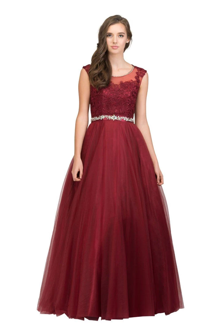 Starbox Prom Floral Embroidered Illusion Ball Gown With A Line Skirt By Star Box 17250 8 Starbox Prom Floral Embroidered Illusion Ball Gown With A Line Skirt By Star Box 17250