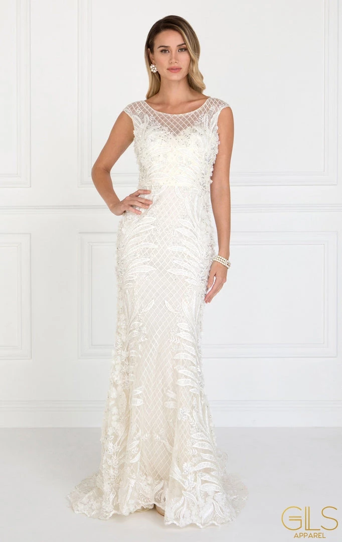 Prom Floral Embroidered Pink Mermaid Gown By Elizabeth K GL1534 5 Prom Floral Embroidered Pink Mermaid Gown By Elizabeth K GL1534